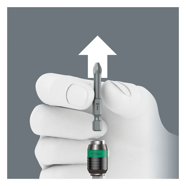 Wera Kraftform 1/4" Bit Holding Turbo Bit Driver Handle – 1/4" Hexagon Bits