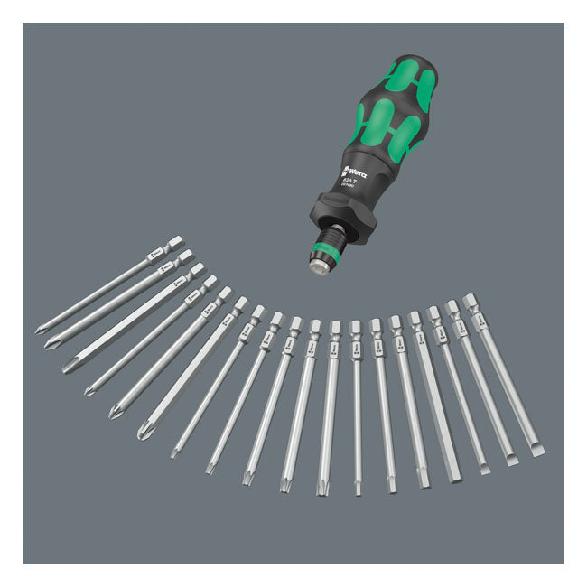 Wera Kraftform Kompakt Turbo 1. 19-Pc Bit Set – Phillips; Pozidriv; Torx® and Hex-plus…