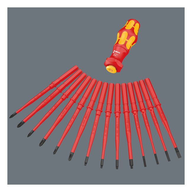Wera Kraftform Kompakt Turbo I 1 16Pc Screwdriver Set – Phillips; Pozidriv; PlusMinus…