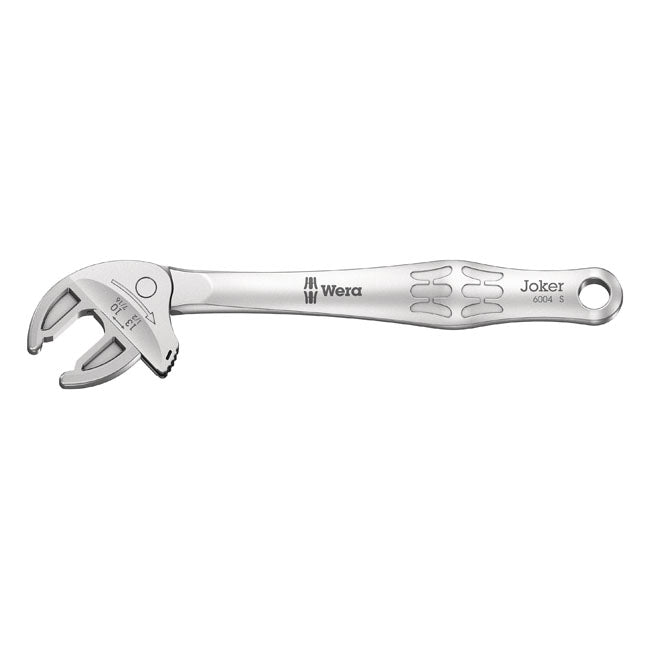 Wera Adjustable Wrench 10-13mm- 7/16-1/2" Joker S 6004 Serie – Hexagon Screw Heads and Nuts