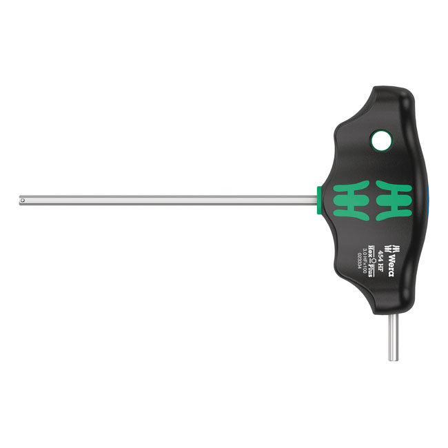 Wera HF T-handle Hexdriver Series 454 Size 3 – Hex Socket Head (Allen Head)