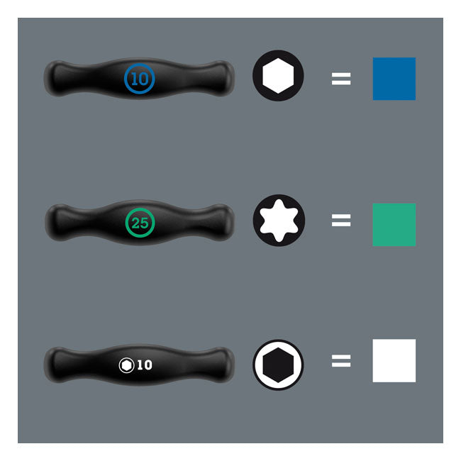 Wera T-handle Nutspinner Series 495 Size 9 – Hex Head Bolts & Nuts