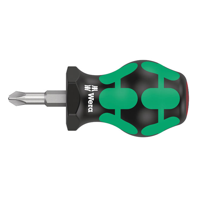 Wera Stubby Screwdriver for Phillips Screws PH2 Series 350