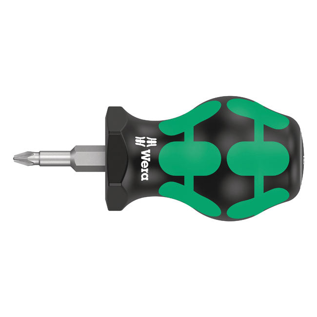 Wera Stubby Screwdriver Series 355 PZ1 for Pozidriv Screws