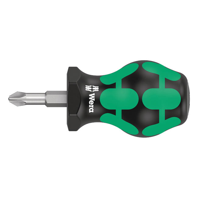 Wera Stubby Screwdriver Series 355 PZ2 for Pozidriv Screws