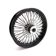 MCS Radial 48 Fat Spoke Front Wheel 3.50 X 18 DF Black – 2000–2007 FLT/Touring