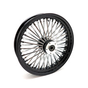 MCS Radial 48 Fat Spoke Front Wheel 3.50 X 18 DF Black – 2000–2007 FLT/Touring