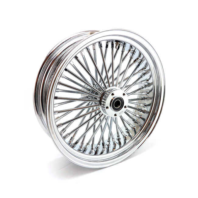 MCS Radial 48 Fat Spoke Rear Wheel 5.50 x 18 Chrome – 2002–2007 FLT/Touring; 2002–2006 V-Rod