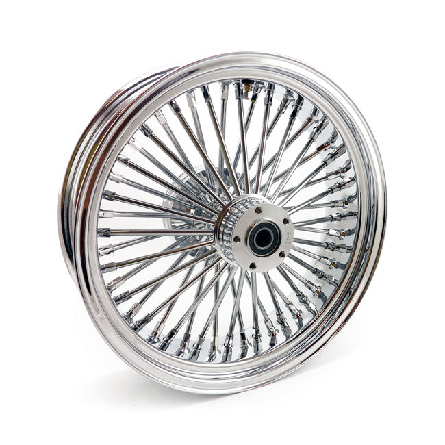 MCS Radial 48 Fat Spoke Rear Wheel 5.50 X 18 Chrome – 2008–2025 FLT/Touring in Custom…
