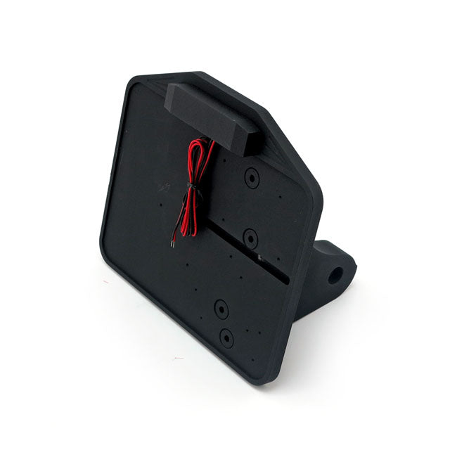 Shock Mount Licence Plate Bracket Kit Fr. Black