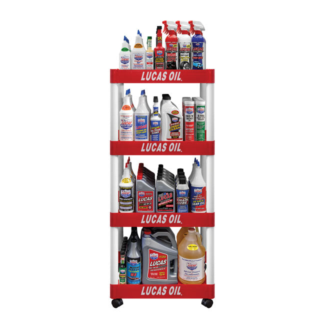 Lucas Oil Oil 4-Shelf Display Rack