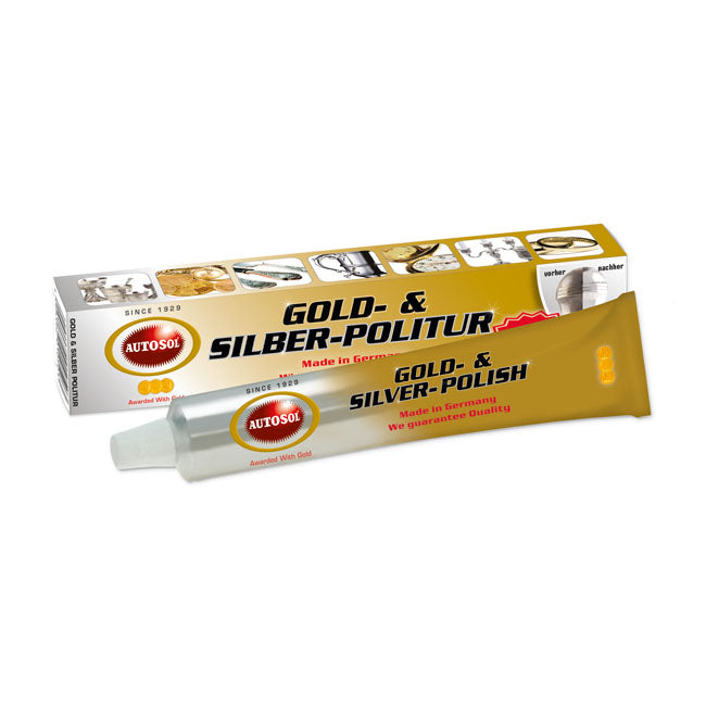 Autosol Gold- & Silver Polish. Tube 75cc