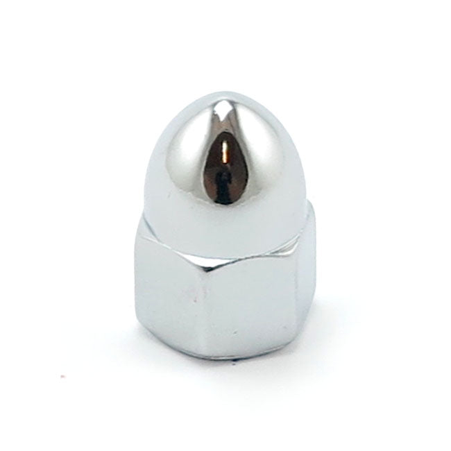 Colony M10 X 1.25 Acorn Nuts Chrome. High Crown