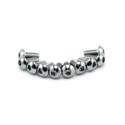 Colony 1/4-20 X 1/2 Button Head Allen Bolts Chrome