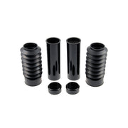 Cult-Werk 6-Piece Fork Tube Cover Kit. Gloss Black – 2006–2017 Dyna