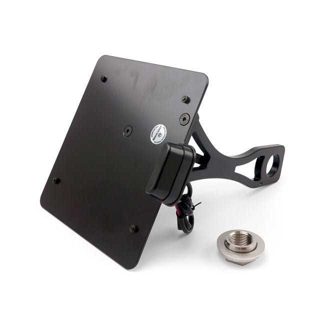 Cult-Werk Side Mount License Plate Bracket. Germany – 2015–2017 Dyna