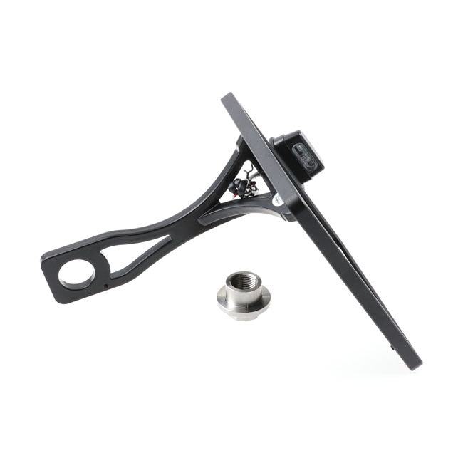 Cult-Werk Side Mount License Plate Bracket, Black. Germany – 2015–2017 Dyna