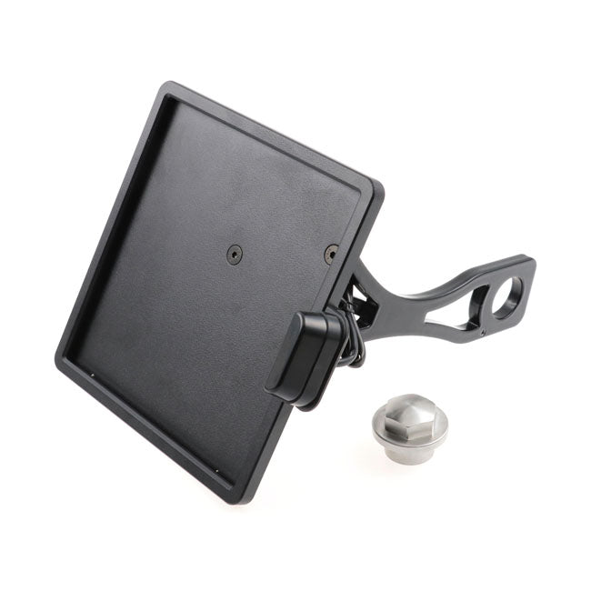 Cult-Werk Side Mount License Plate Bracket, Black. Germany – 2015–2017 Dyna
