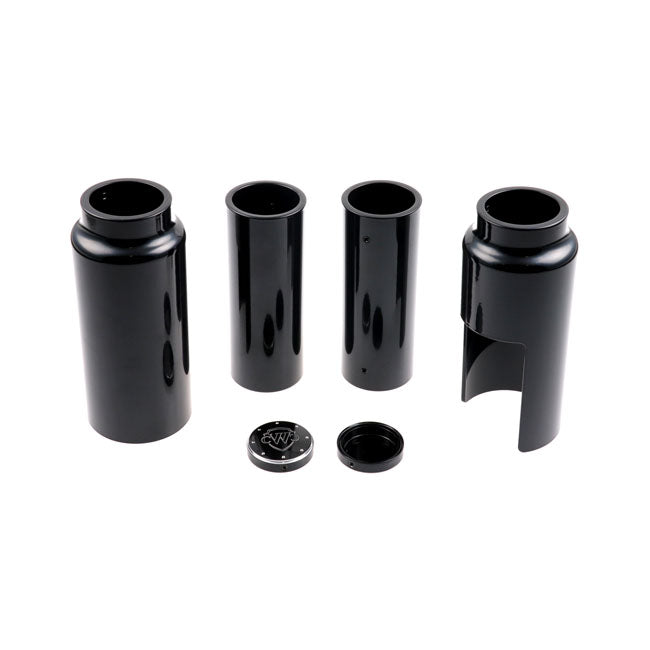 Cult-Werk 6-Piece Fork Tube Cover Kit. Gloss Black. Logo – Softail: 2018–2020FXBB Street Bob 107…