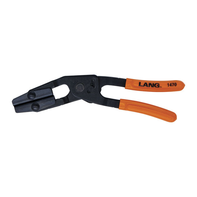 Lang Tools Angled Hose Pinch-off Pliers. Medium