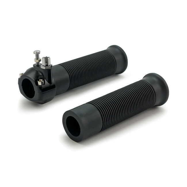 MCS Universal Metal Throttle Assembly, Black – Universal for 1" Diameter Handlebars