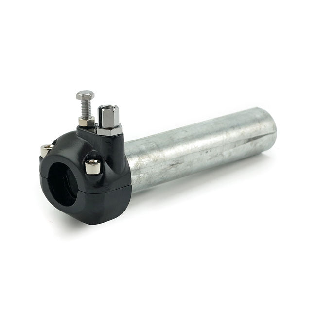 MCS Universal Metal Throttle Grip 7/8" Handlebars, Black – Universal for 7/8" / 22mm Handlebars