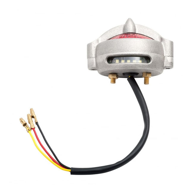 Motone Bel Air LED Taillight. Shot Blast, No Bracket. ECE