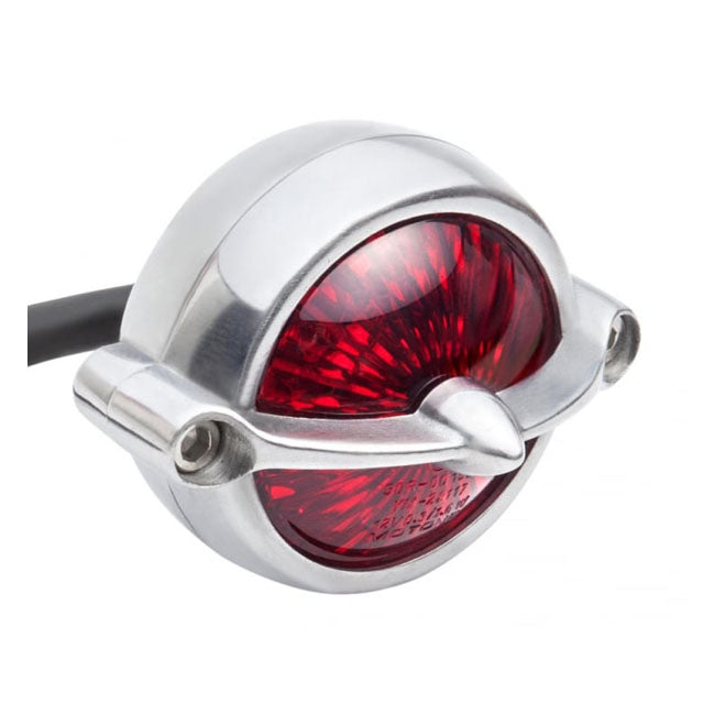 Motone Bel Air LED Taillight. Polished, No Bracket. ECE