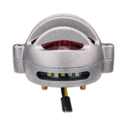 Motone Lecter LED Taillight. Shot Blast, No Bracket. ECE