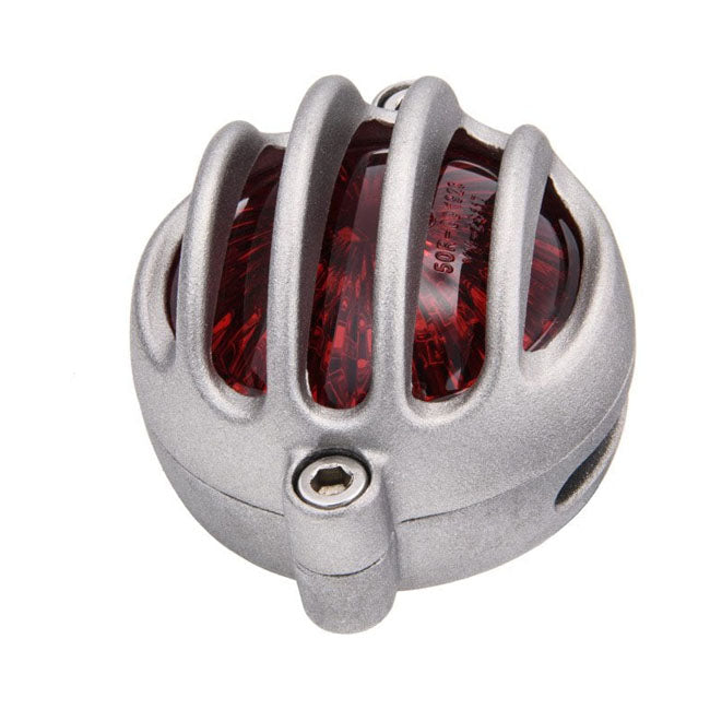 Motone Lecter LED Taillight. Shot Blast, No Bracket. ECE