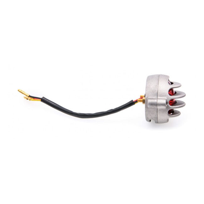 Motone Lecter LED Taillight. Shot Blast, No Bracket. ECE