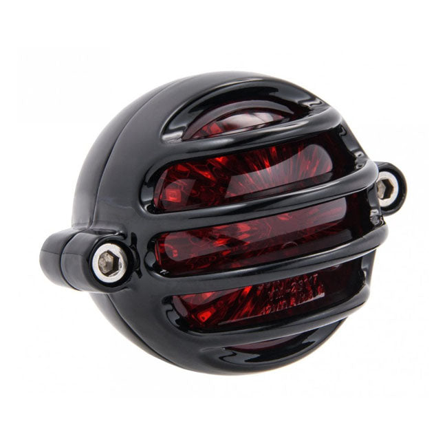 Motone Lecter LED Taillight. Black, No Bracket. ECE