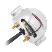 Motone Lecter LED Taillight. Polished, No Bracket. ECE