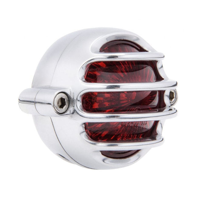 Motone Lecter LED Taillight. Polished, No Bracket. ECE