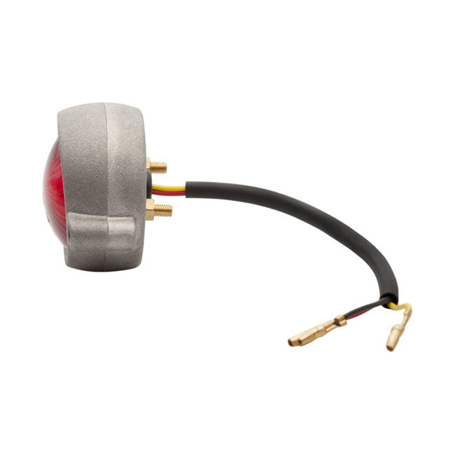 Motone Eldorado LED Taillight. Shot Blast, No Bracket. ECE