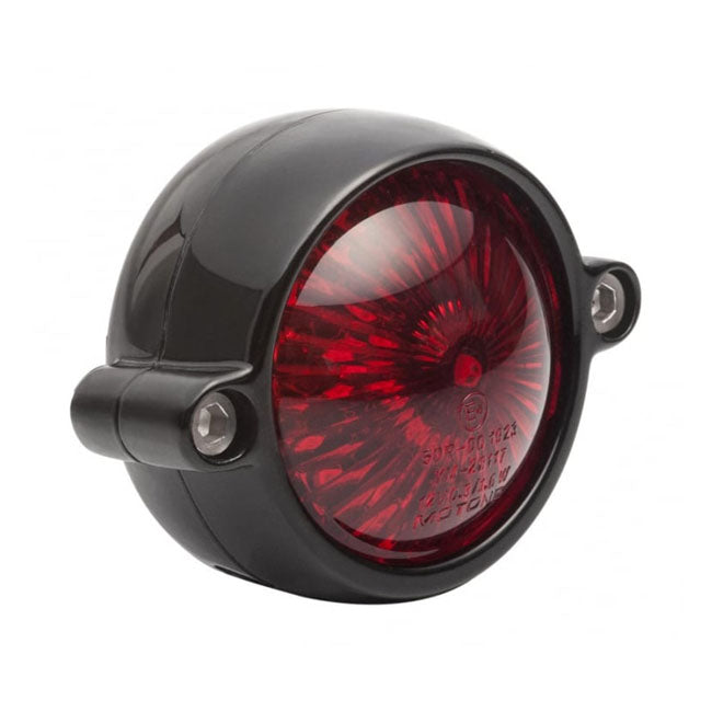 Motone Eldorado LED Taillight. Black, No Bracket. ECE