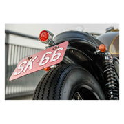 Motone Eldorado LED Taillight. Polished, No Bracket. ECE