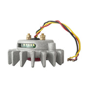 Motone Big Fin LED Taillight. Shot Blast, No Bracket. ECE