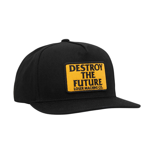 Loser Machine Company Dtf Snapback Cap Black – One Size Fits Most