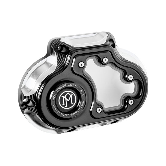 Performance Machine Transmission End Cover Vision, Cable Clutch Contrast Cut – 2018–2024 Softail; 2021–2025 Touring