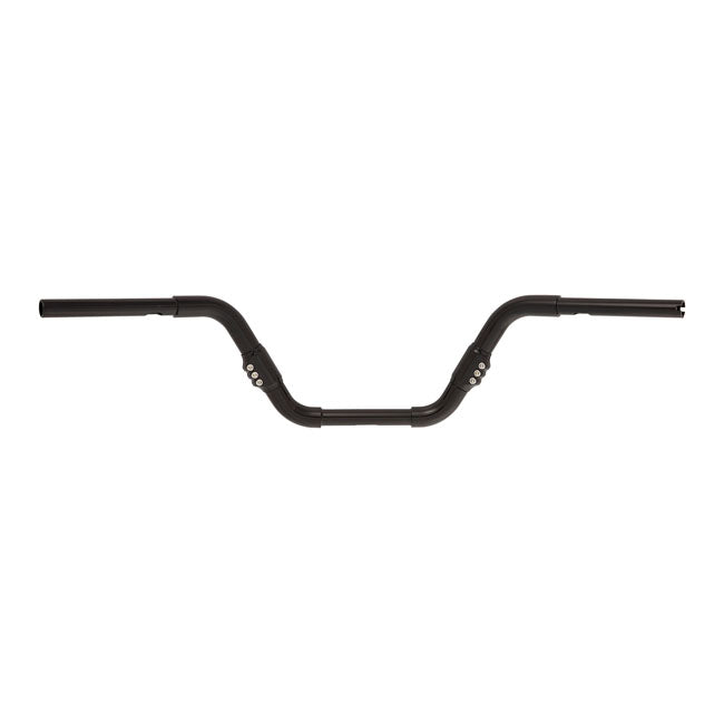 Arlen Ness Low Pro 3 Way Adjustable Handlebar In Black For Harley-Davidson 2008-2021 With E-Throttle With 1 Inch Risers