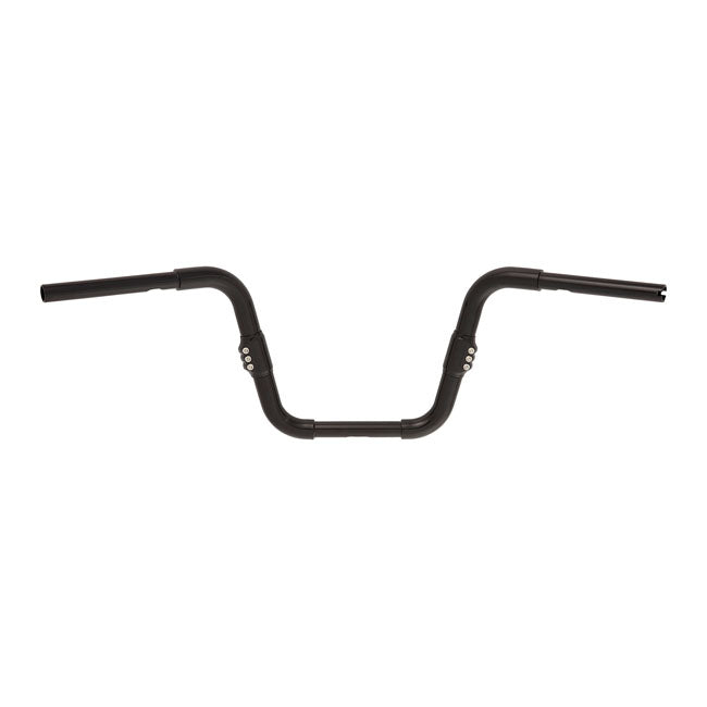 Arlen Ness High Life 3 Way Adjustable Handlebar In Black For Harley-Davidson 2008-2021 With E-Throttle With 1 Inch Risers