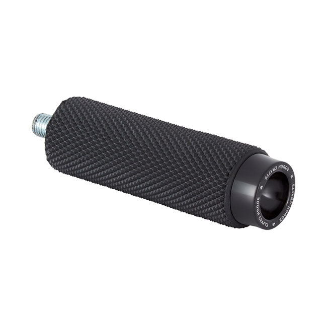 Rough Crafts Shift/Brake Peg. All Black – H-D Style Mount 5/16-24 Threaded