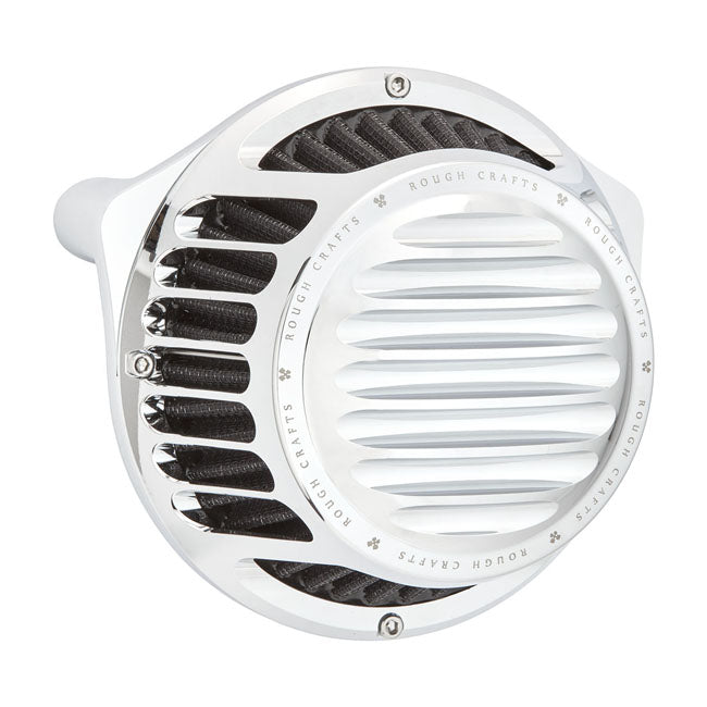 Rough Crafts Round Finned Air Cleaner Assembly. Chrome – 2018–2024 Softail; 2017–2025…