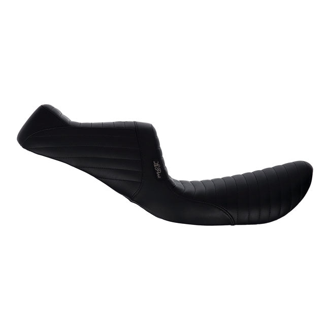 Le Pera TailWhip 2-Up Seat. Pleated, Black – 1996–2003 Dyna
