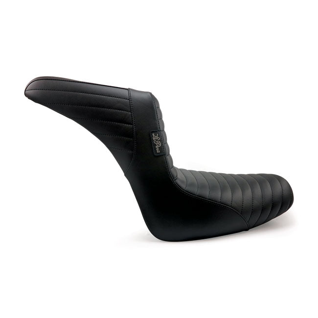 Le Pera KickFlip Solo Seat. Pleated – Softail Fat Bob: 2018–2020 FXFB Fat Bob…