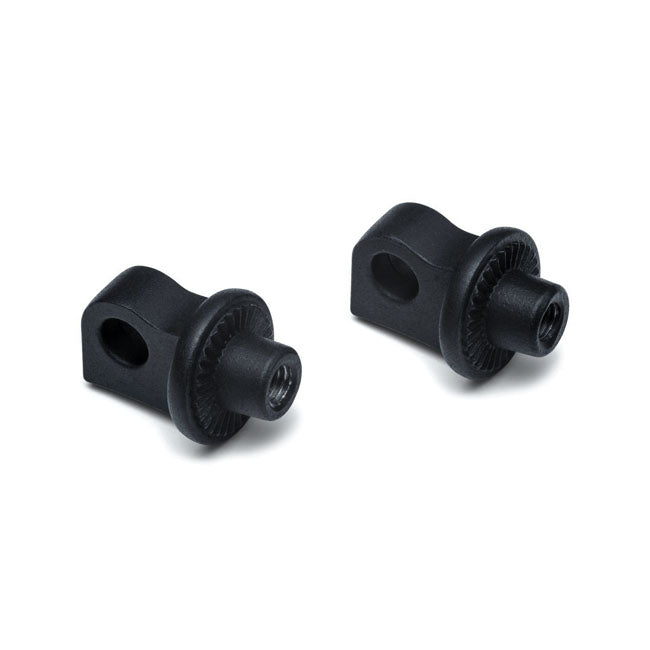 Kuryakyn Splined Male Mount Peg Adapters. Adj. Stop. Black – Traditional H-D Style Male Mount