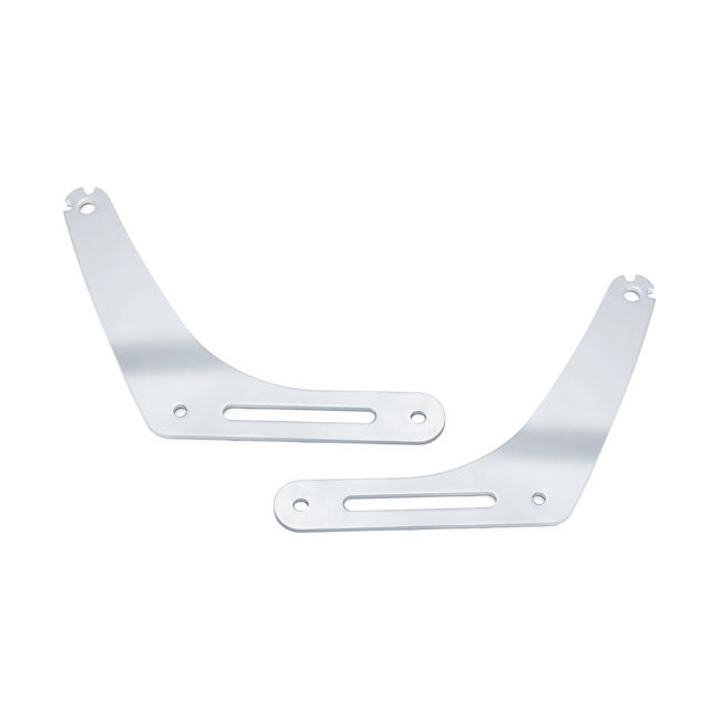 Kuryakyn Mount Brackets for Multi-purpose Backrest. Chrome – Softail: 2018–2024FLHC; FLHCS Heritage…