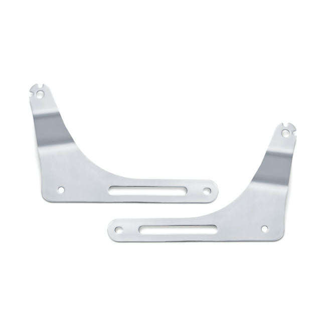 Kuryakyn Mount Brackets for Multi-purpose Backrest. Chrome – Softail; 2018–2020Softail FLFB Fat Boy…