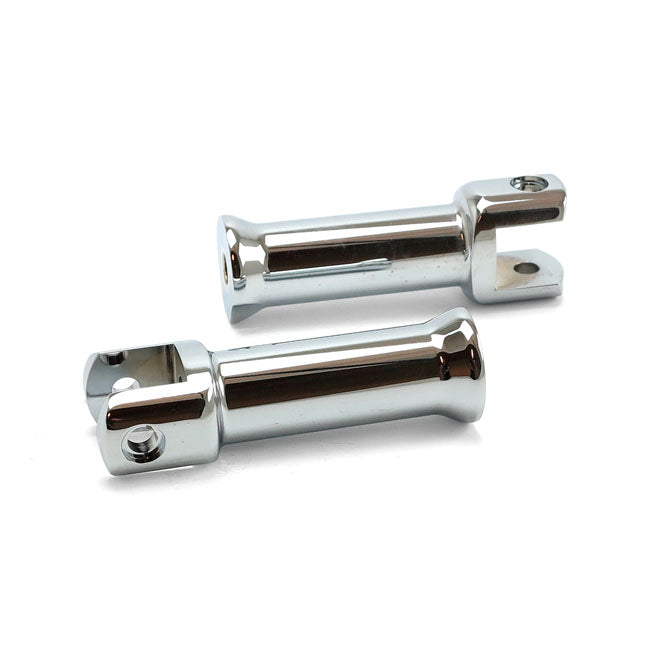 MCS M8 Softail Passenger Footpeg Mounts, Chrome – 2018–2024 Softail